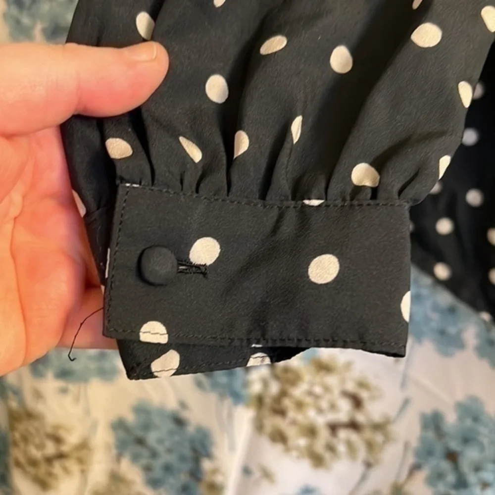 ÉCOLIER polka dot blouse - Picture 3 of 7